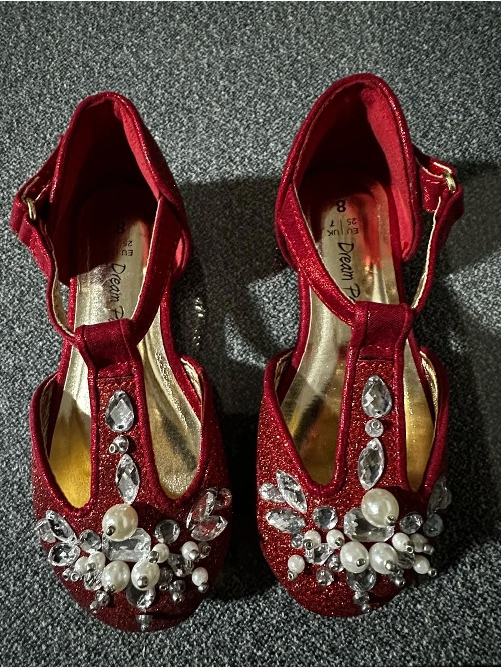 Toddler Red Dress Shoes Size 8